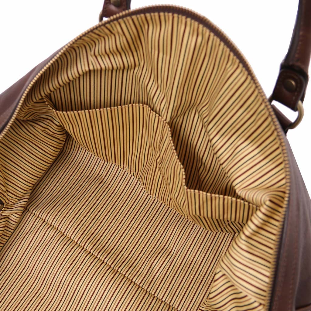 Oslo - Travel leather duffel bag - Weekender bag | TL141913 - Image 20