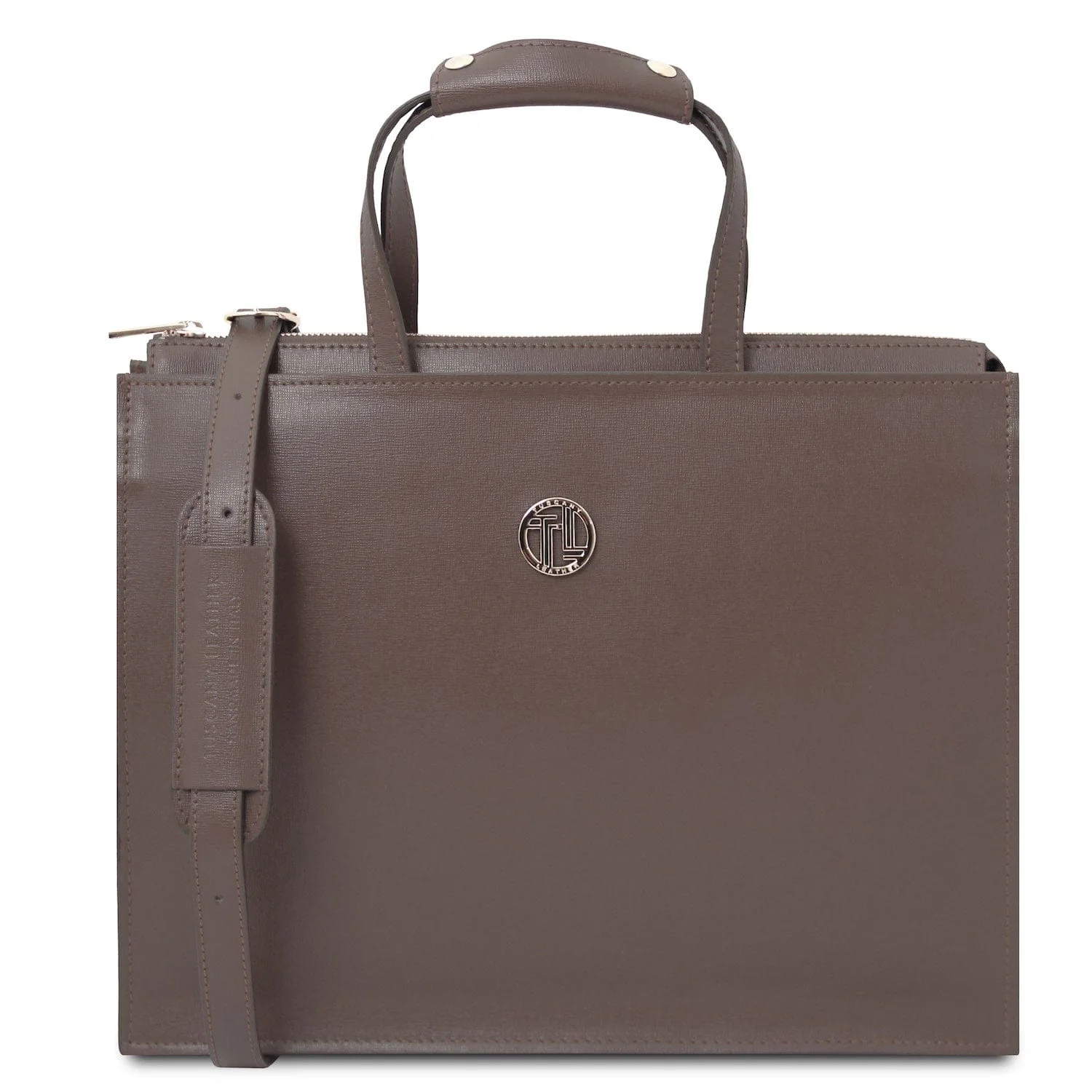 Palermo - Saffiano Italian leather briefcase 3-compartment for women | TL141369 - Image 10