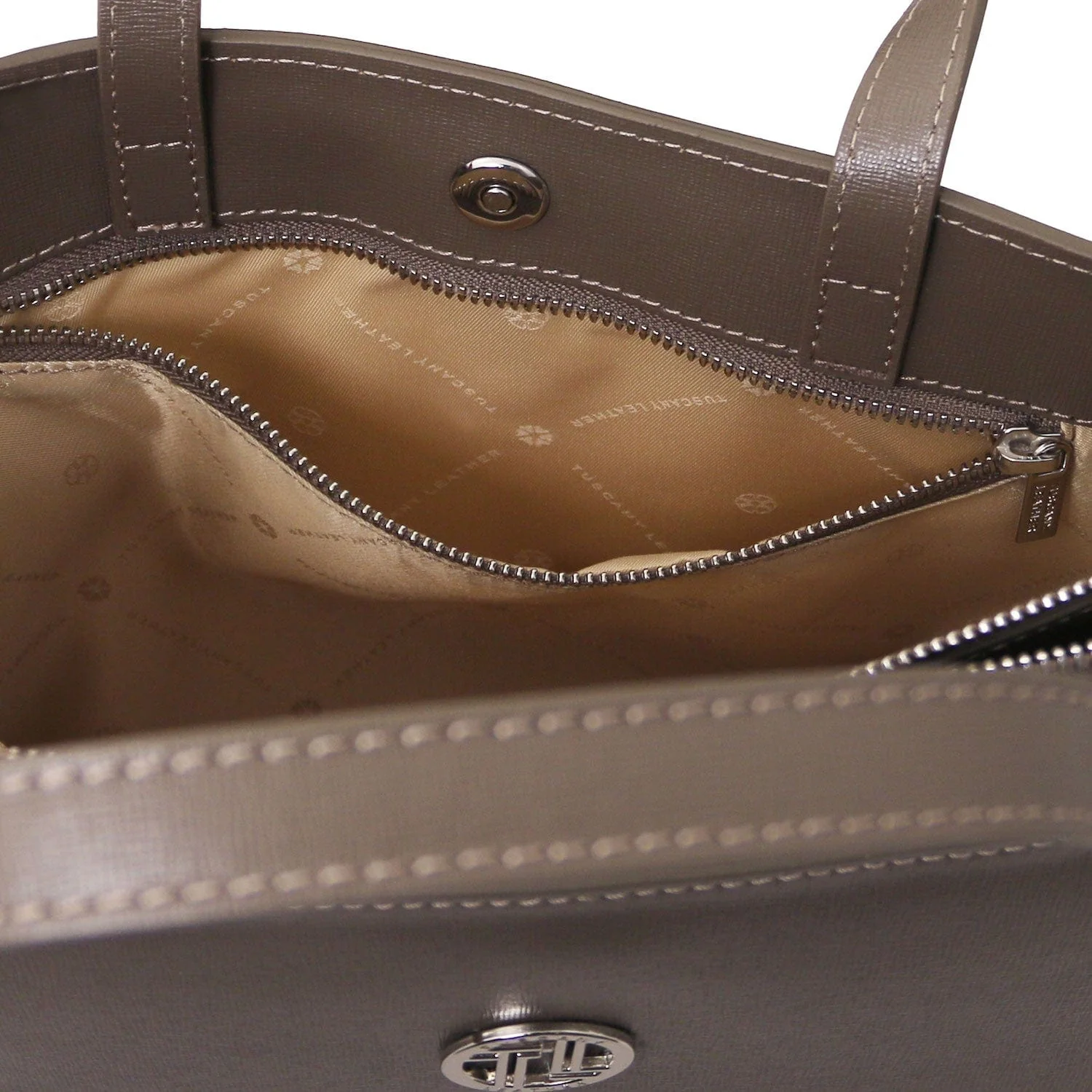 Palermo - Saffiano Italian leather briefcase 3-compartment for women | TL141369 - Image 18
