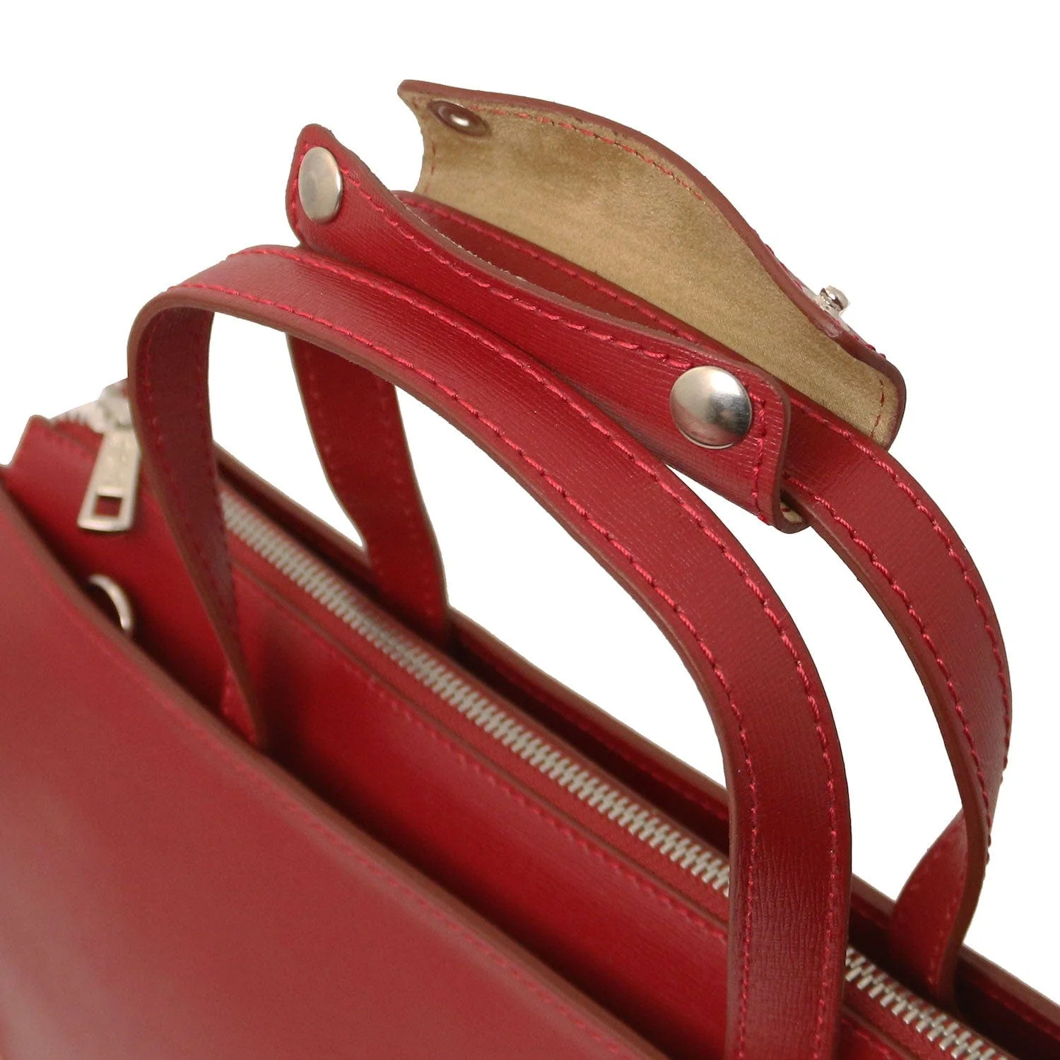 Palermo - Saffiano Italian leather briefcase 3-compartment for women | TL141369 - Image 22