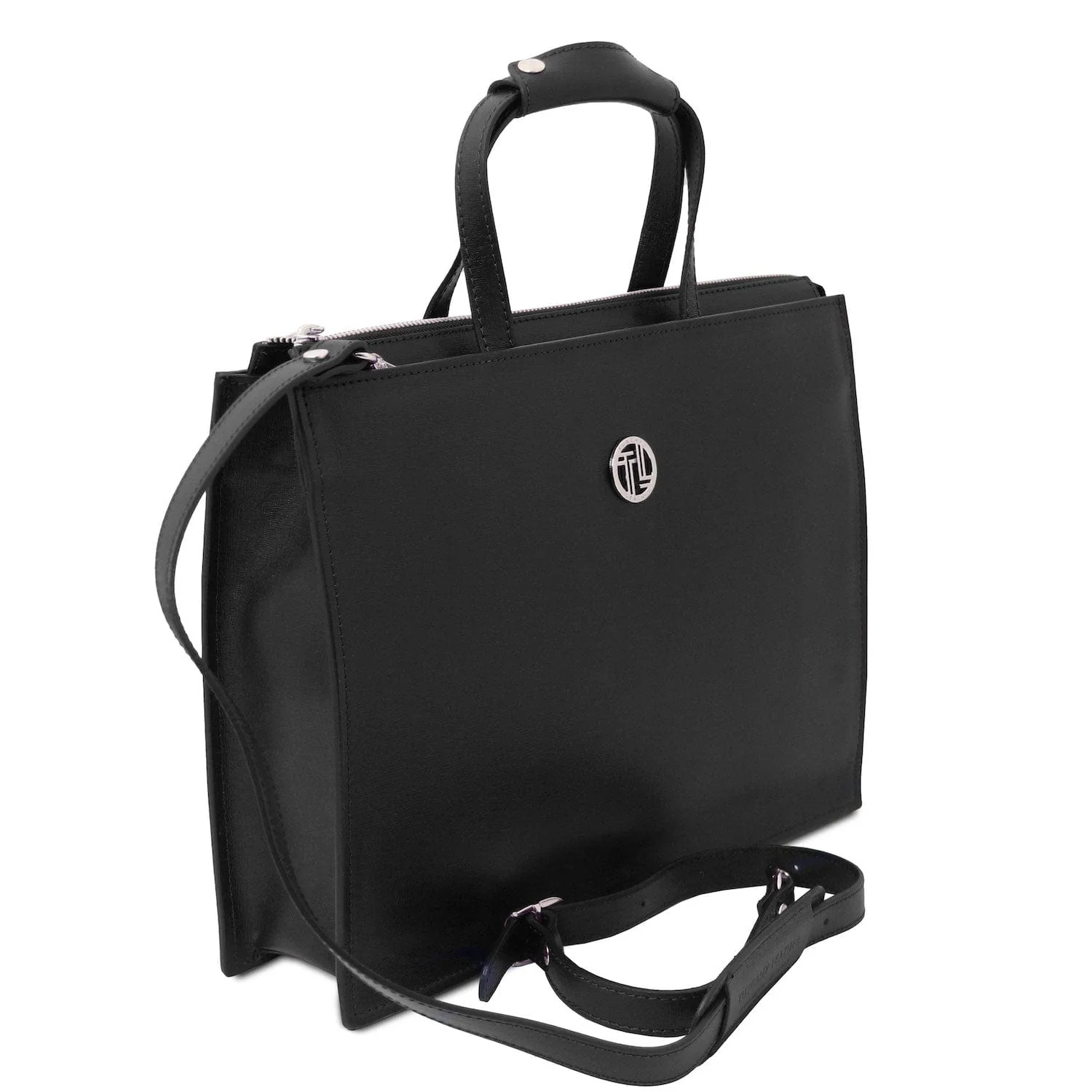 Palermo - Saffiano Italian leather briefcase 3-compartment for women | TL141369 - Image 35