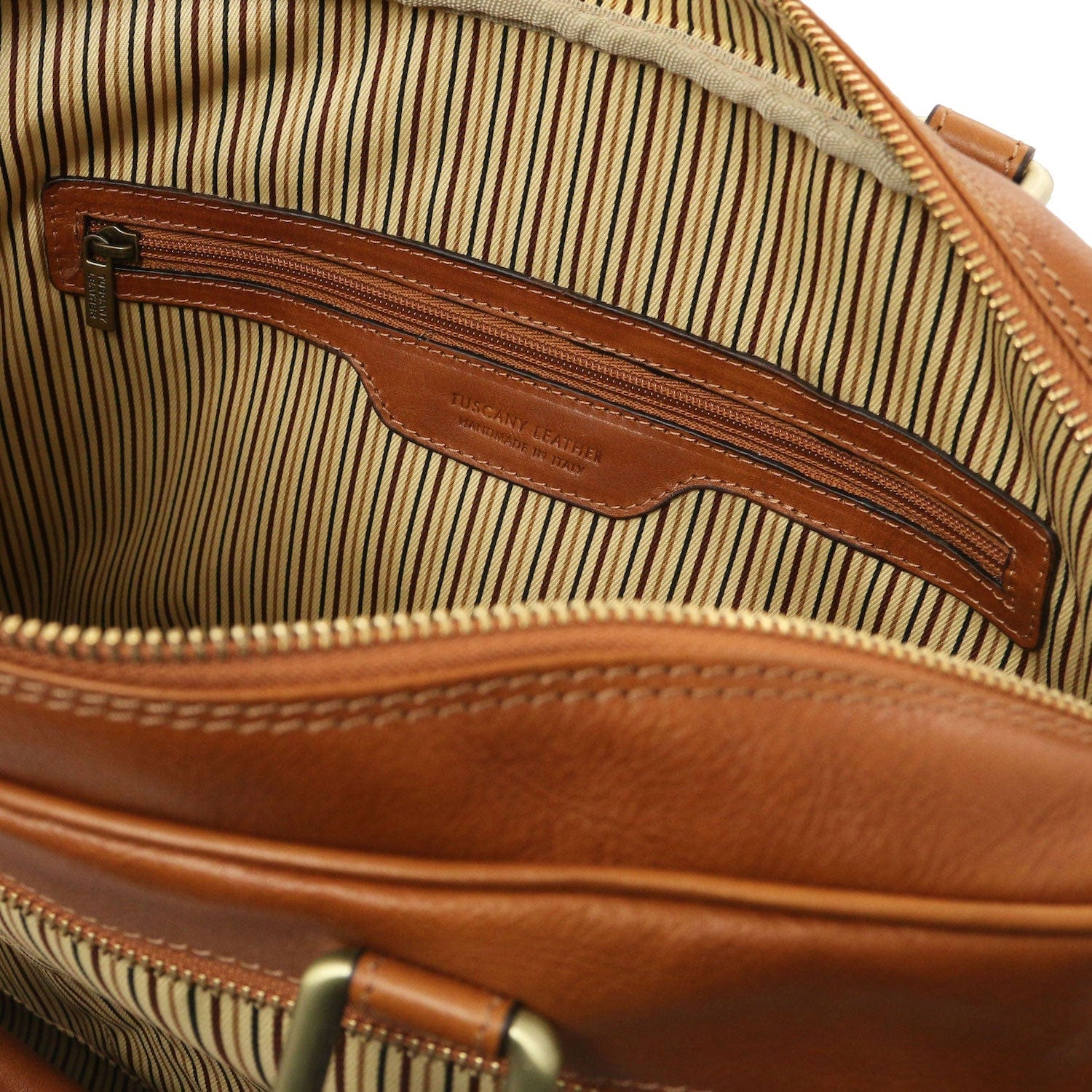 Pisa - Matte leather laptop briefcase with front pocket | TL142427 - Image 3