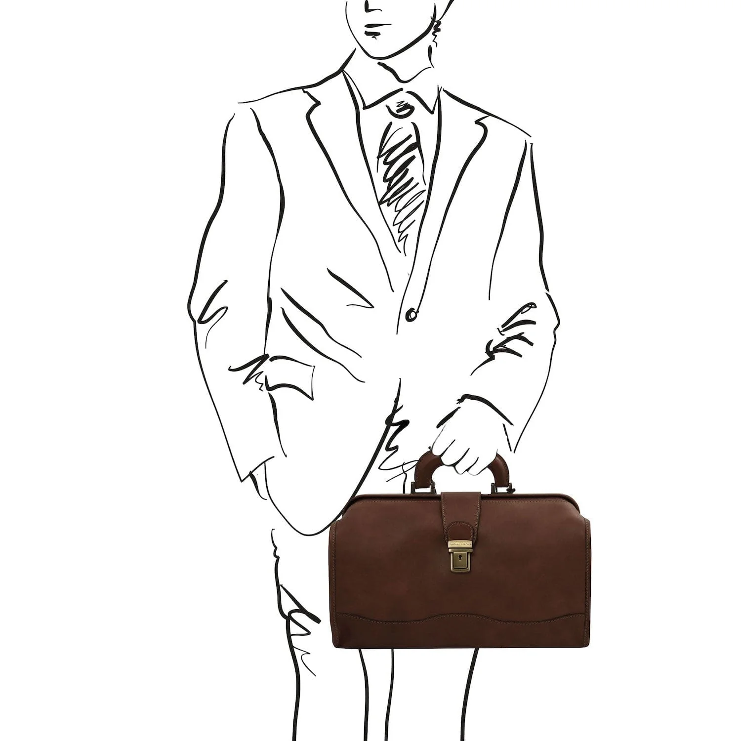 Raffaello - Doctor leather bag | TL142332 - Image 12