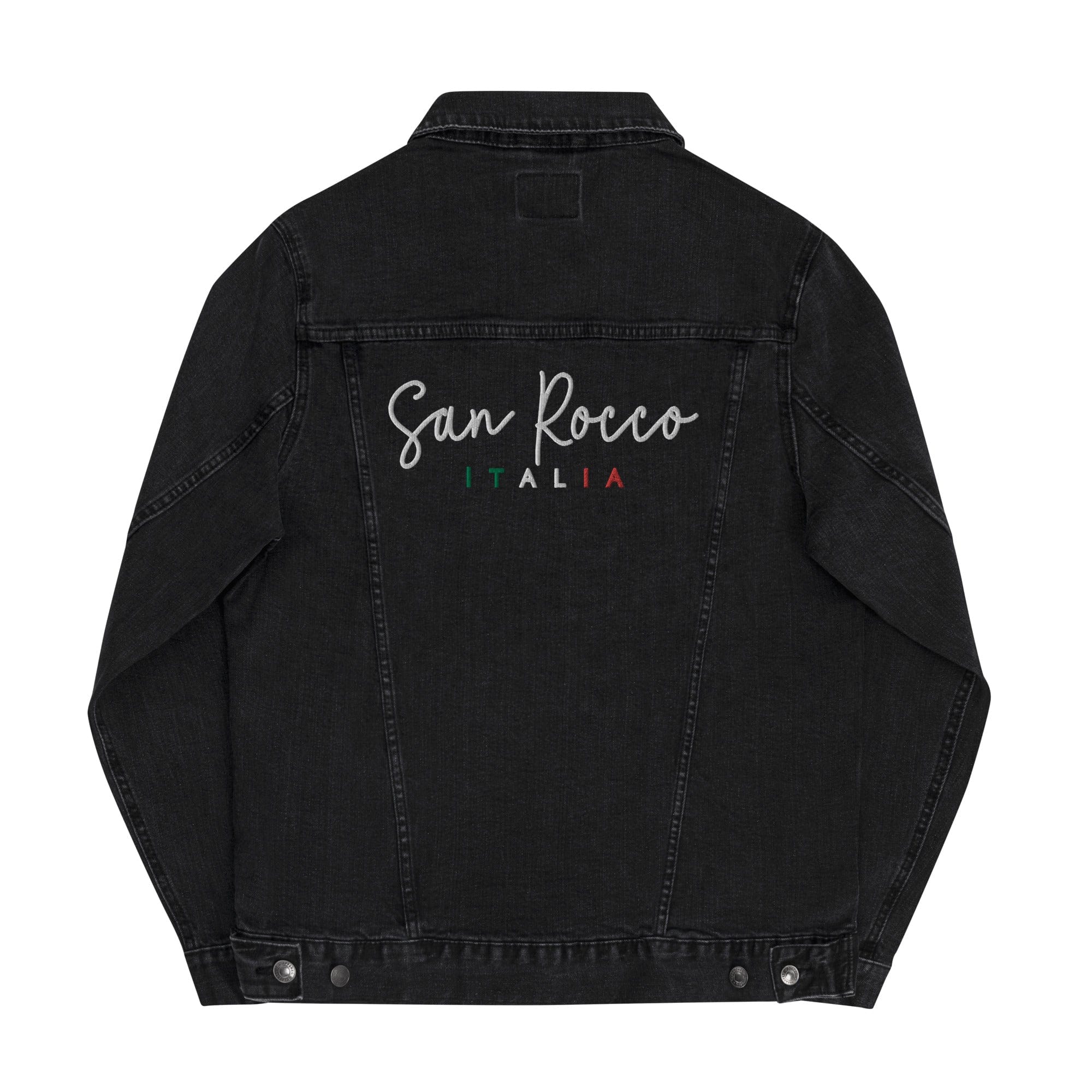 San Rocco Italia embroidered denim jacket - unisex - Image 6