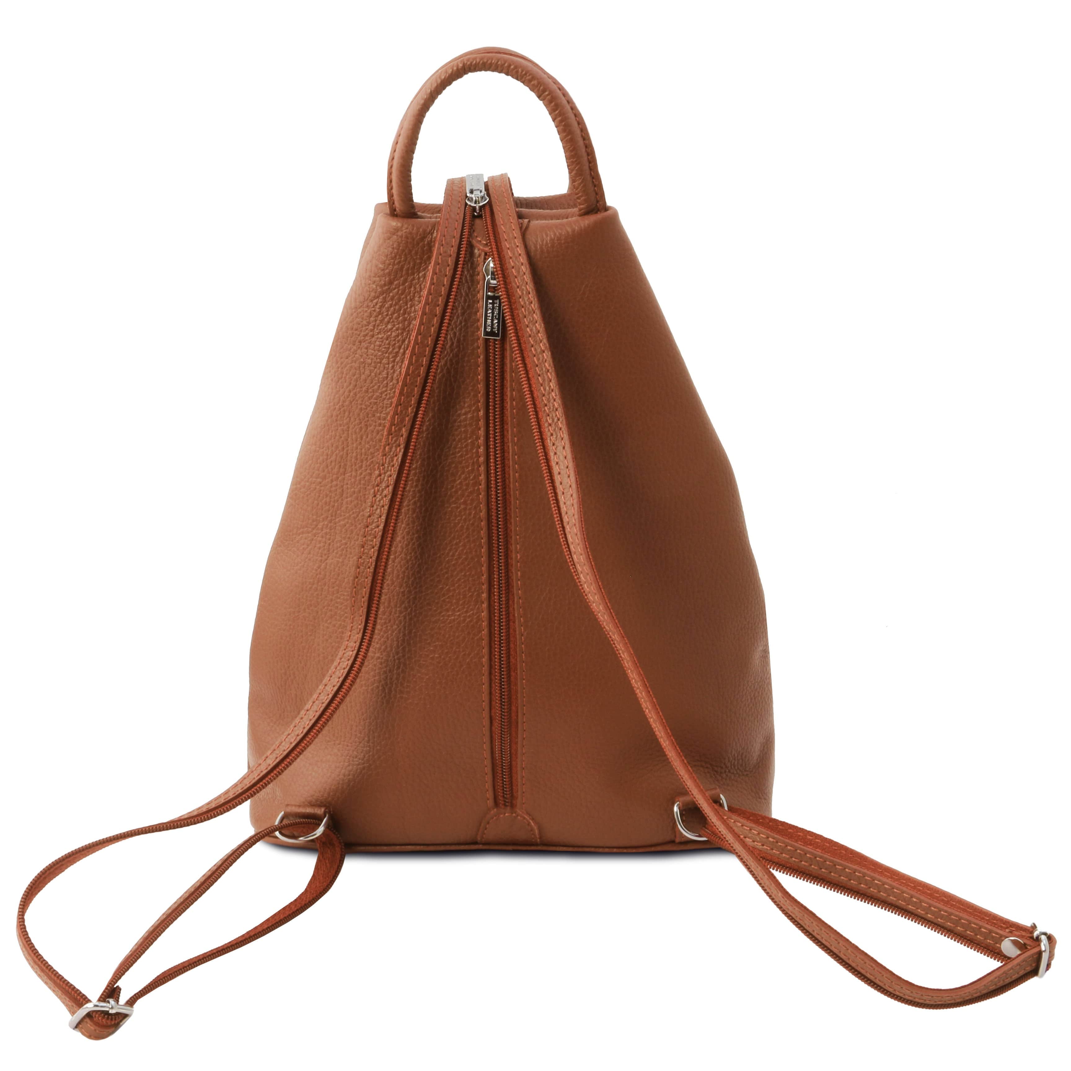 Shanghai - Italian leather backpack - pebbled leather | TL141881 - Image 16