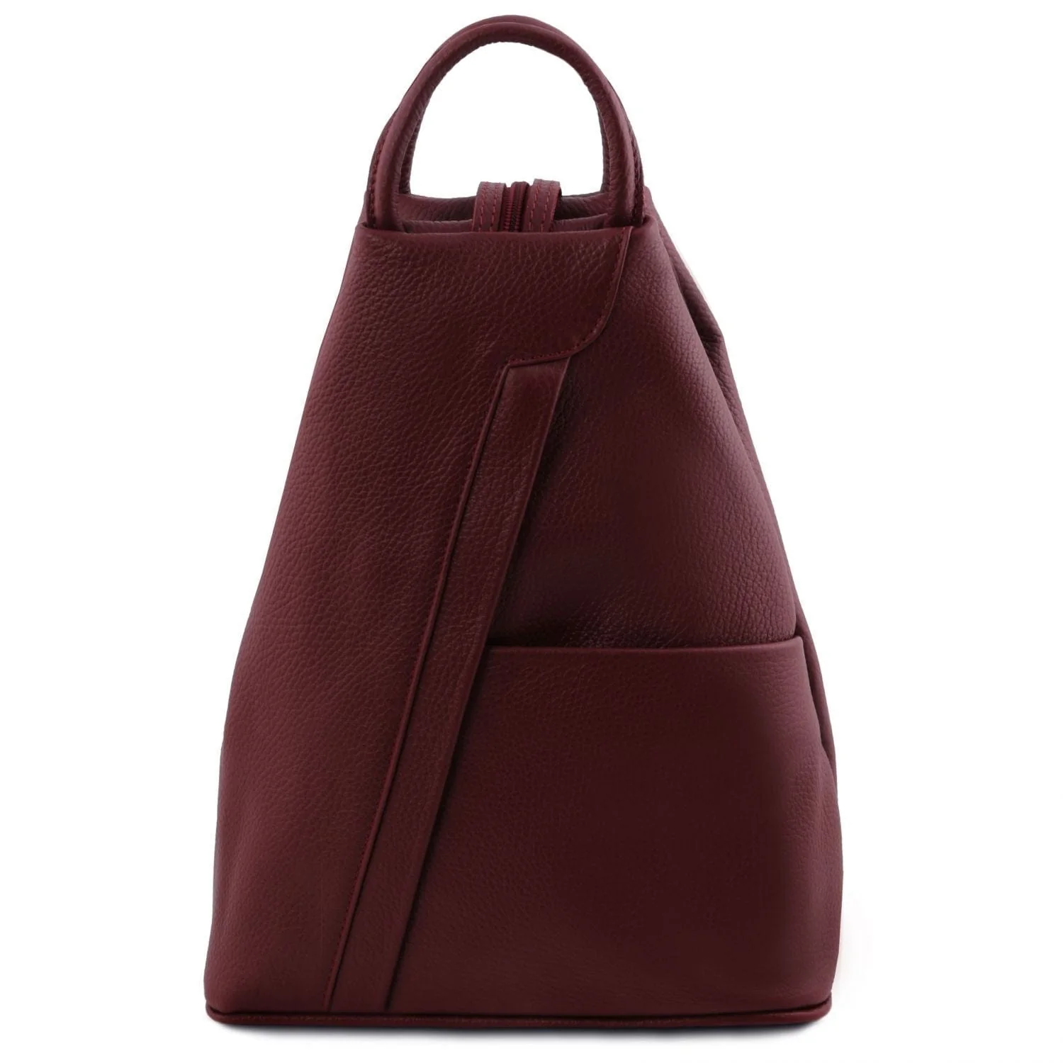 Shanghai - Italian leather backpack - pebbled leather | TL141881 - Image 24