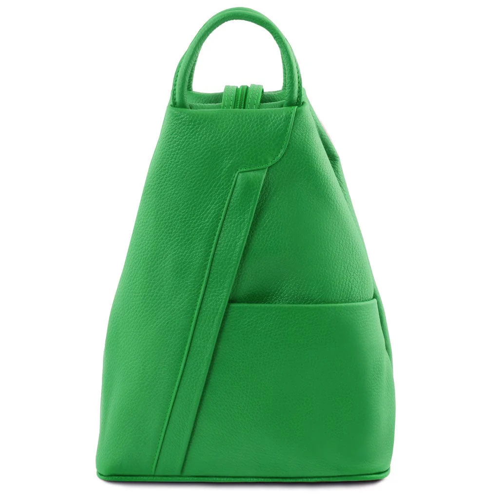 Shanghai - Italian leather backpack - pebbled leather | TL141881 - Image 74