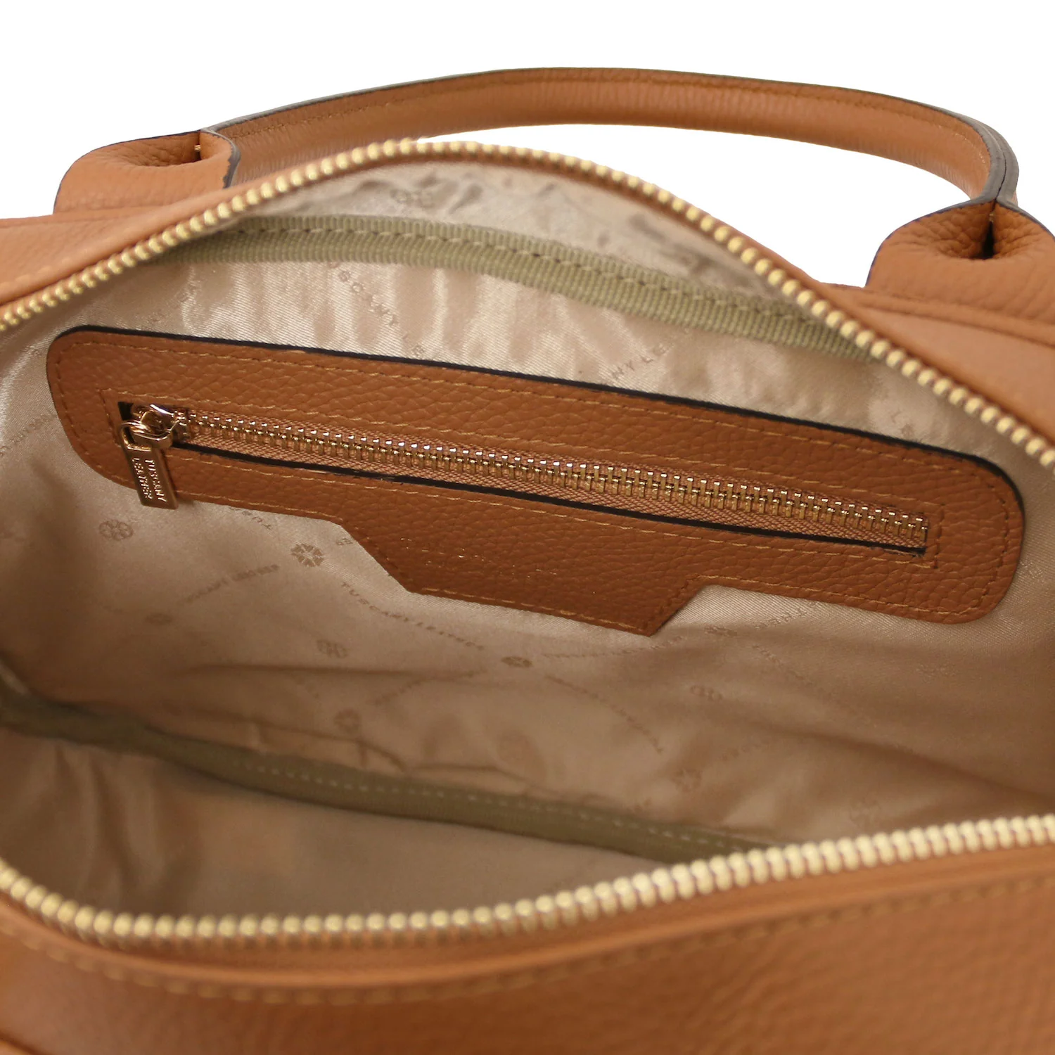 Stephany - Suede & pebbled leather handbag | TL142511 - Image 13
