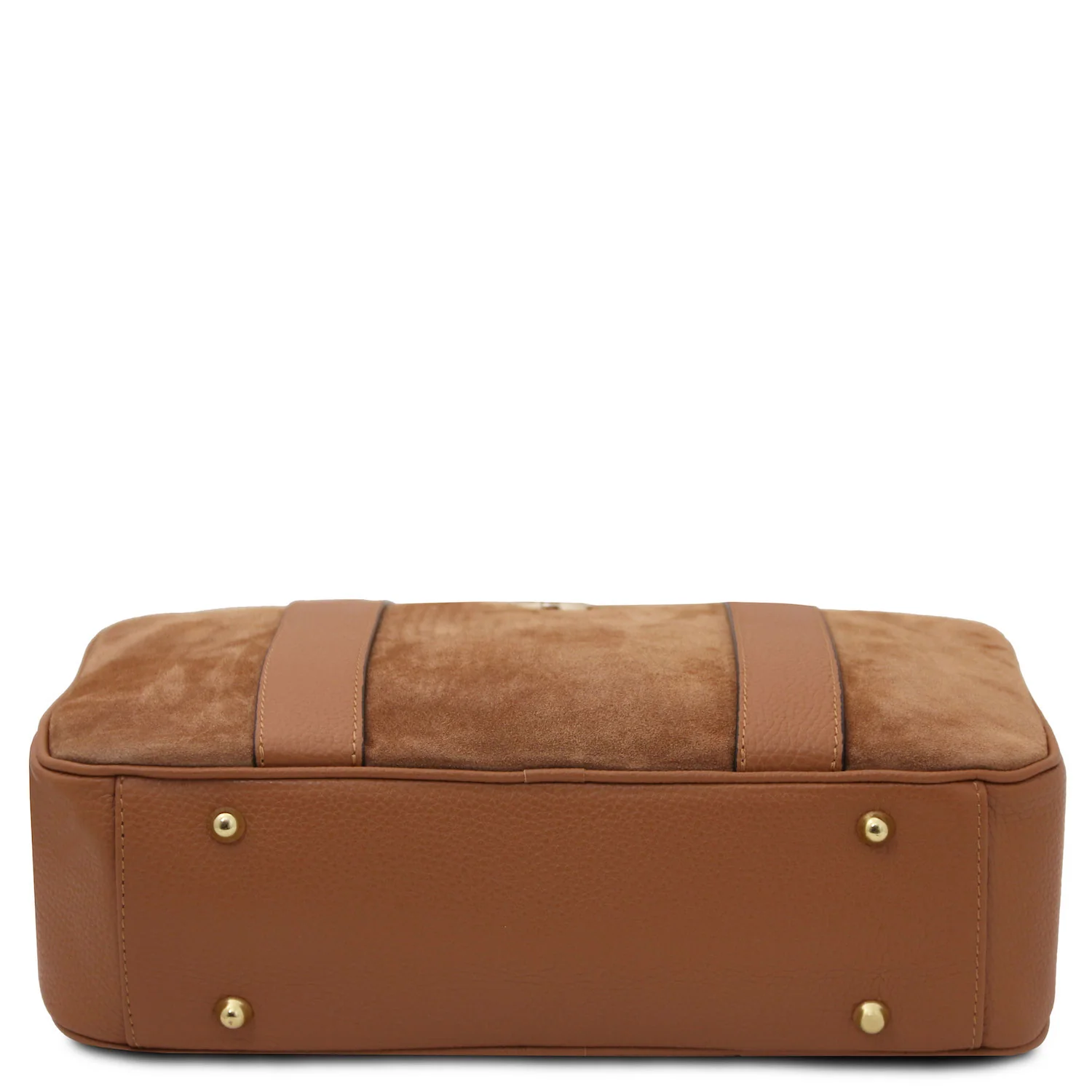 Stephany - Suede & pebbled leather handbag | TL142511 - Image 4