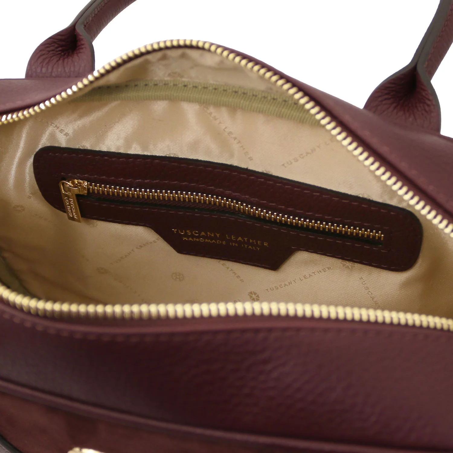 Stephany - Suede & pebbled leather handbag | TL142511 - Image 7