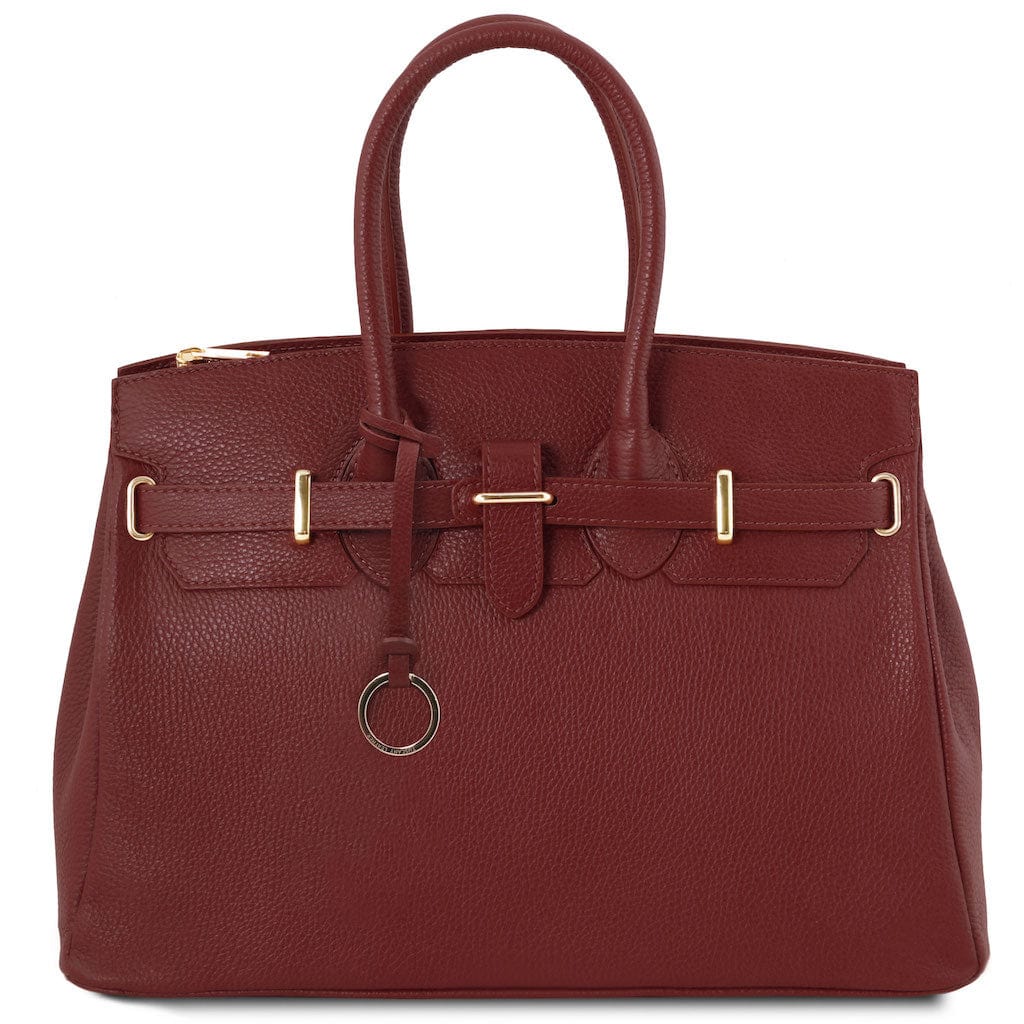 TL Bag - Leather handbag with golden hardware | TL141529 - Image 11