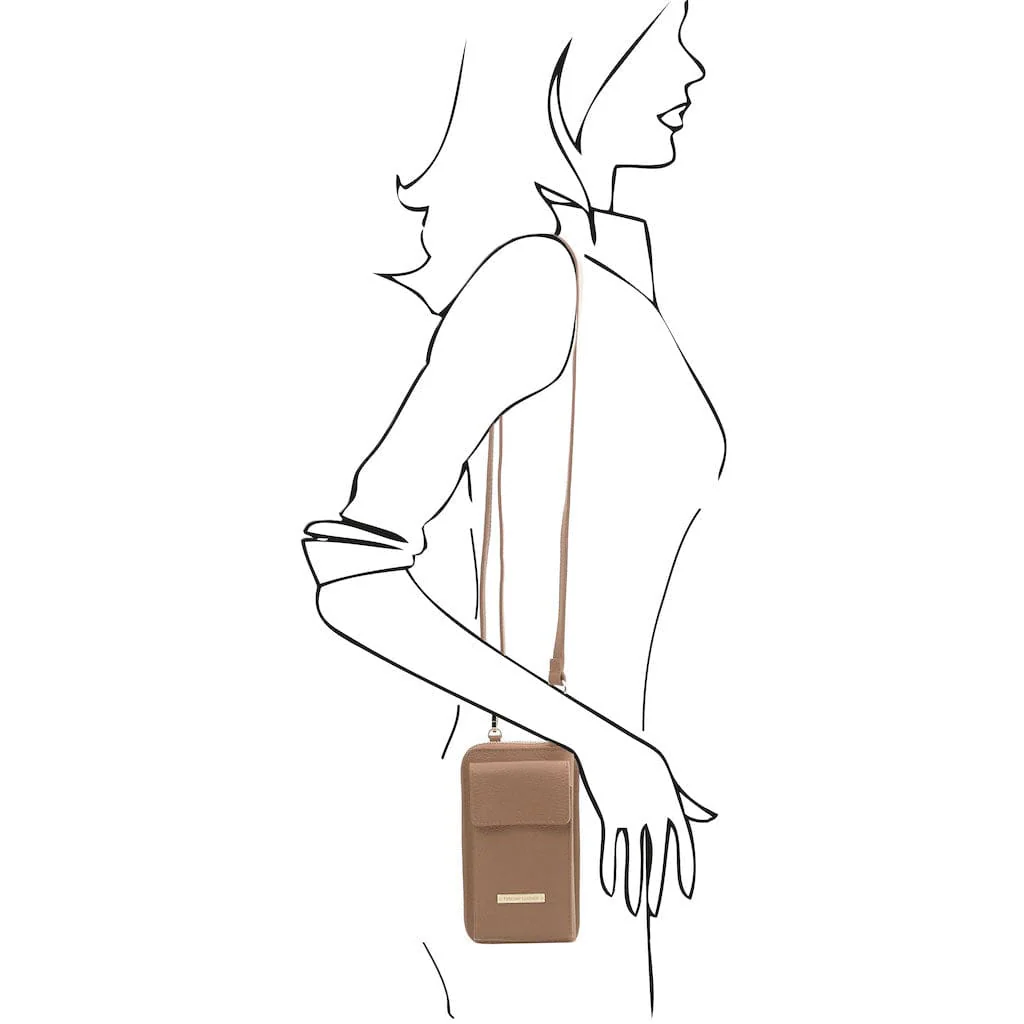 TL Bag - Leather wallet with strap - phone wallet | TL142323 - Image 34
