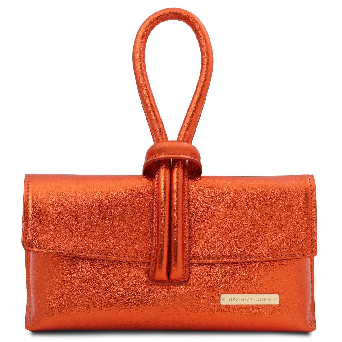 TL Bag - Metallic leather clutch | TL141993 - Image 4