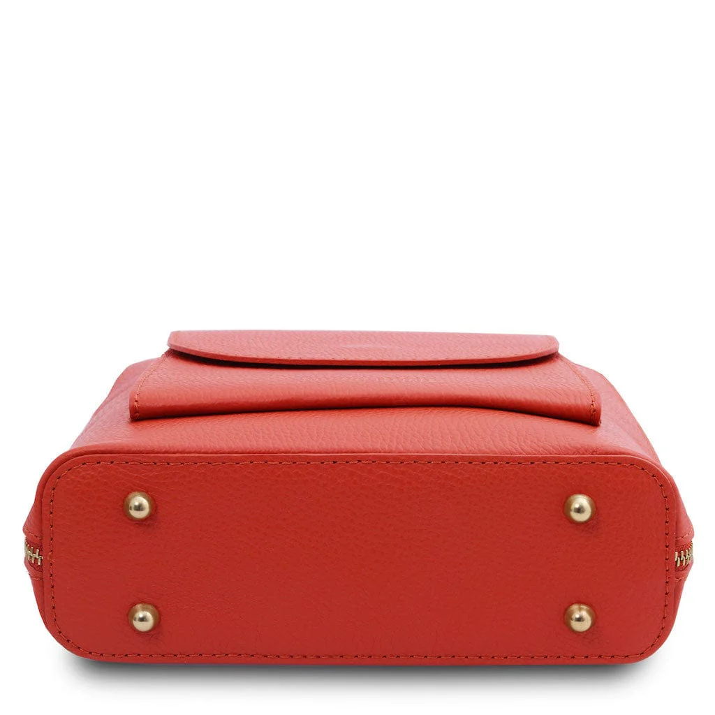 TL Bag - Small Convertible Leather Backpack For Women | TL142092 - Image 11