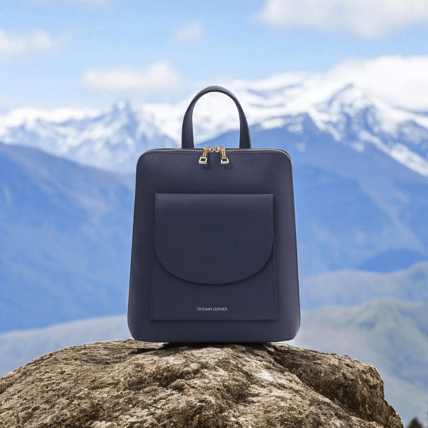 TL Bag - Small Convertible Leather Backpack For Women | TL142092 - Image 4