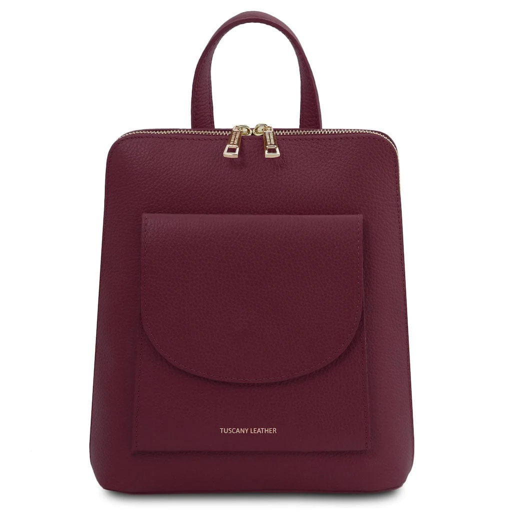 TL Bag - Small Convertible Leather Backpack For Women | TL142092 - Image 55