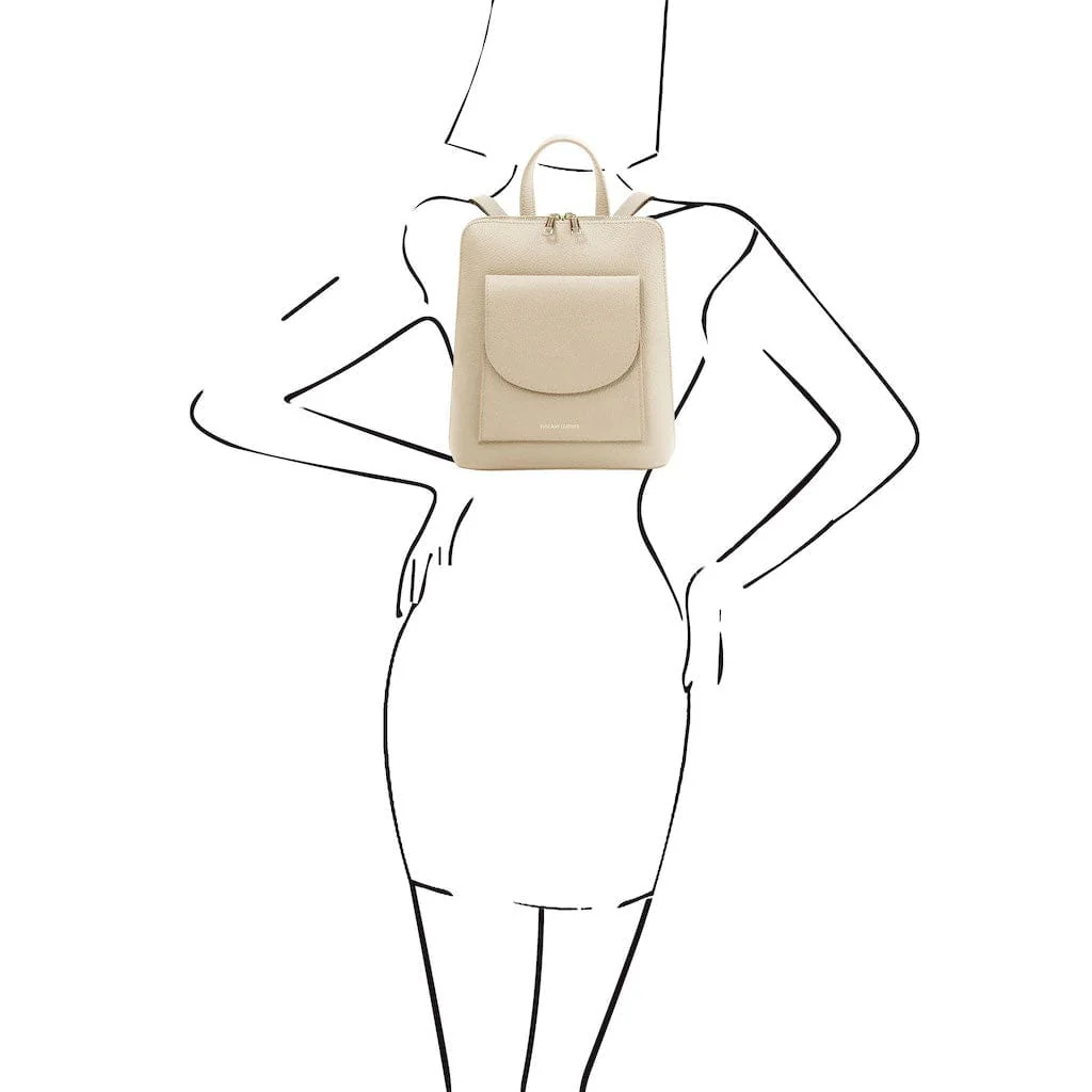 TL Bag - Small Convertible Leather Backpack For Women | TL142092 - Image 82