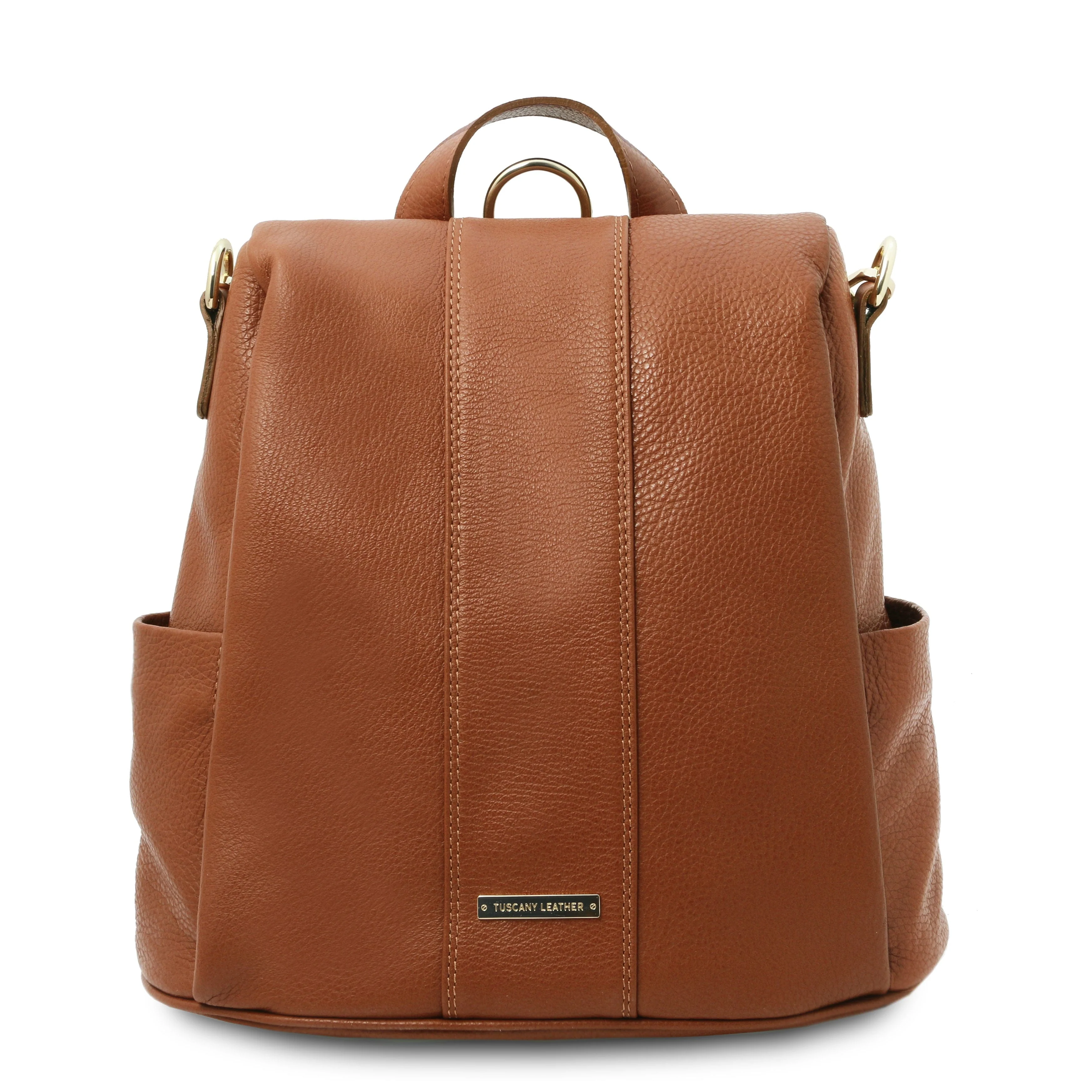 TL Bag - Soft leather backpack - convertible 2-in-1 backpack shoulder bag | TL142138 - Image 12
