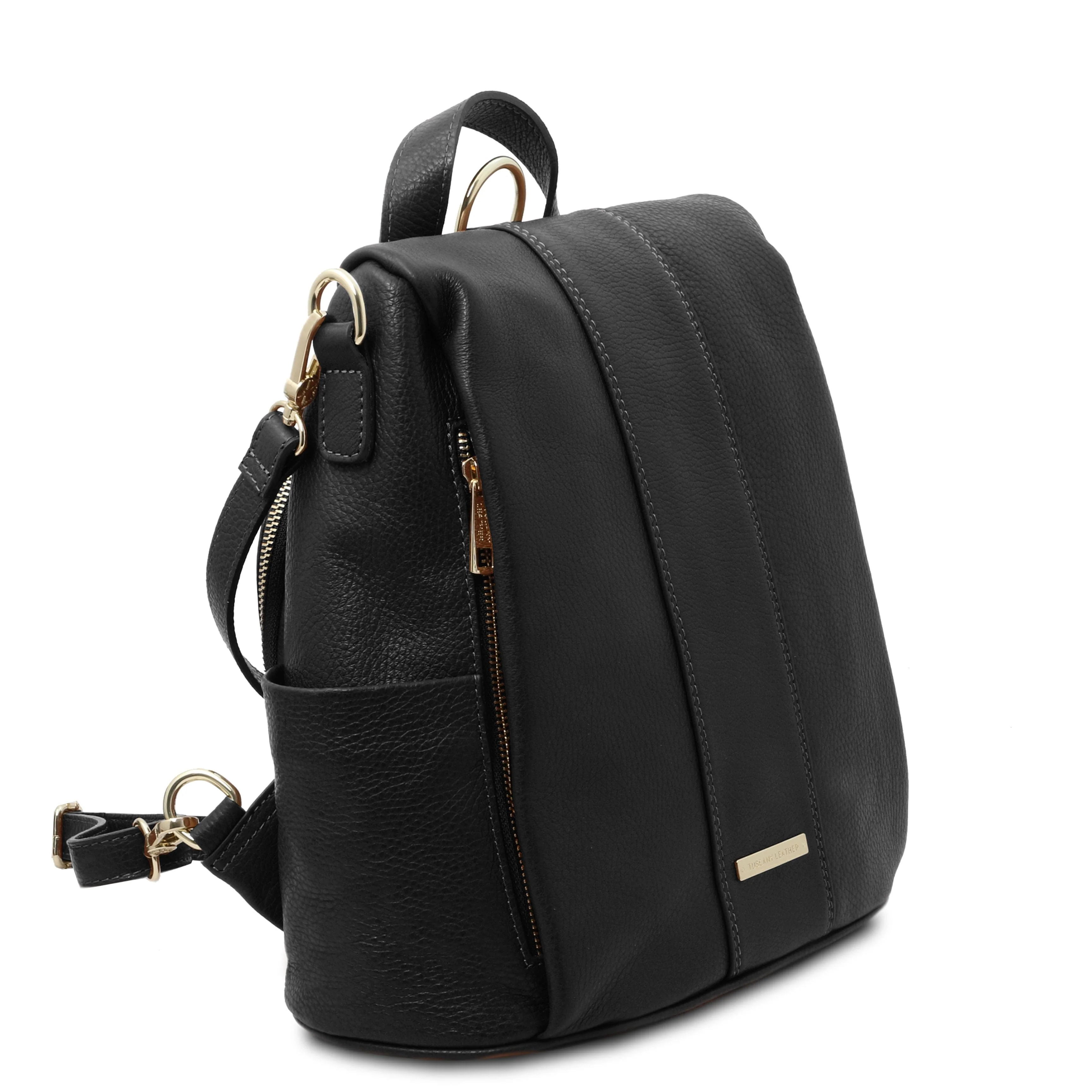 TL Bag - Soft leather backpack - convertible 2-in-1 backpack shoulder bag | TL142138 - Image 30