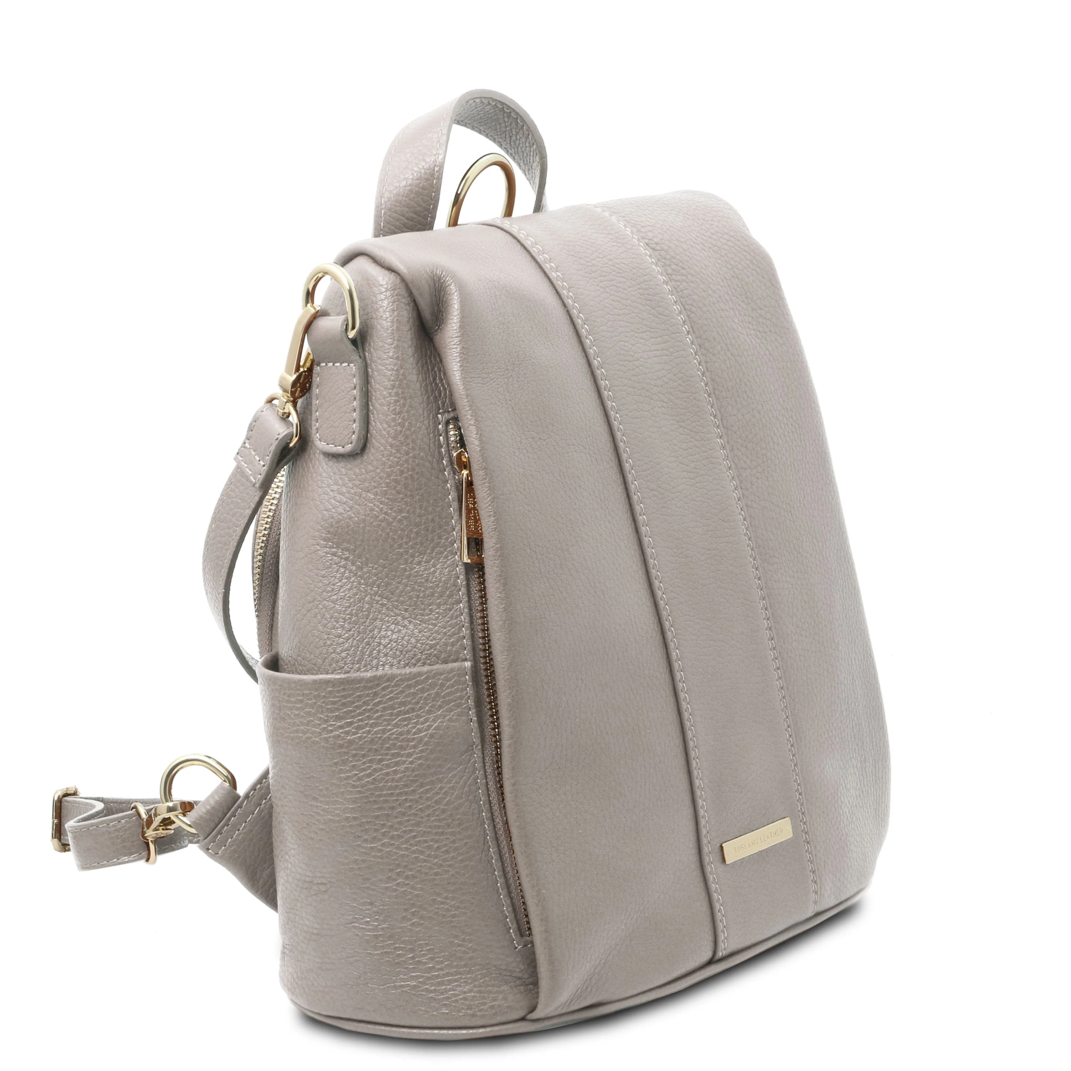 TL Bag - Soft leather backpack - convertible 2-in-1 backpack shoulder bag | TL142138 - Image 39
