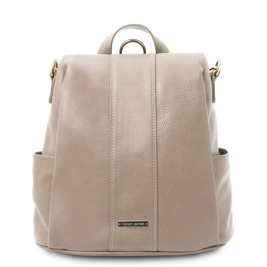 TL Bag - Soft leather backpack - convertible 2-in-1 backpack shoulder bag | TL142138 - Image 4