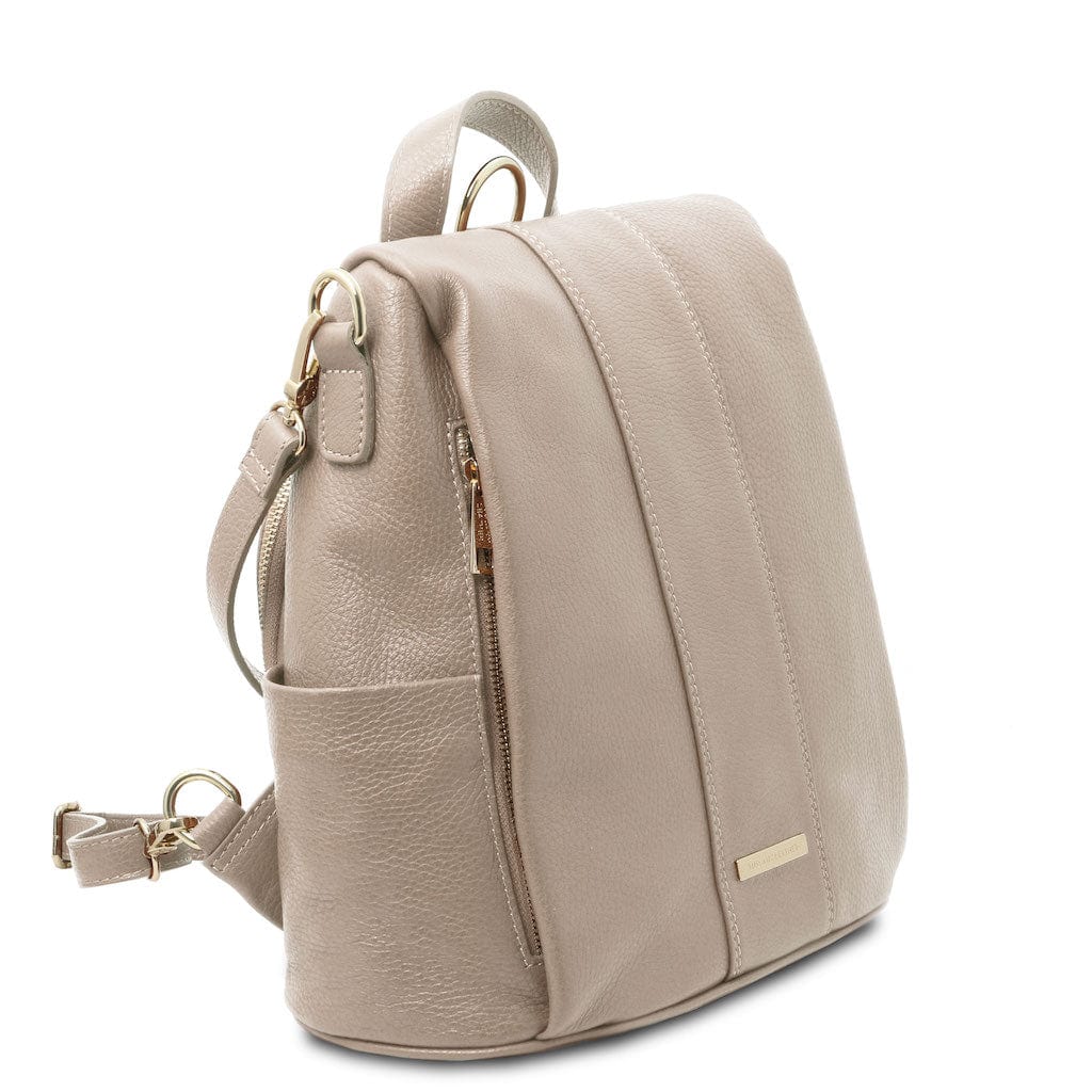 TL Bag - Soft leather backpack - convertible 2-in-1 backpack shoulder bag | TL142138 - Image 5