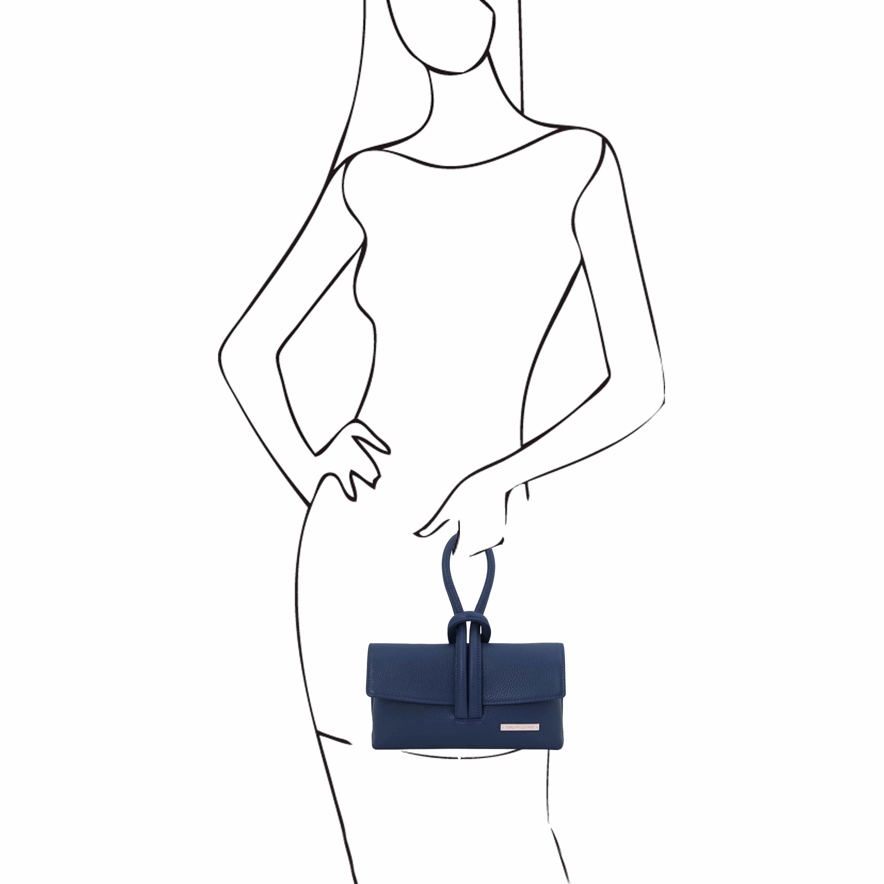 TL Bag - Foldover Leather Clutch | TL141990 - Image 13