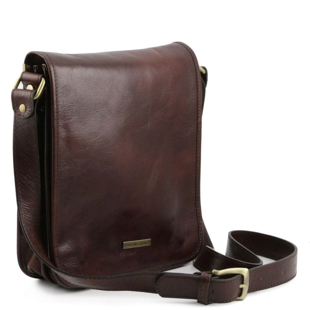 TL Messenger - Two compartment leather shoulder bag | TL141255 - Image 10