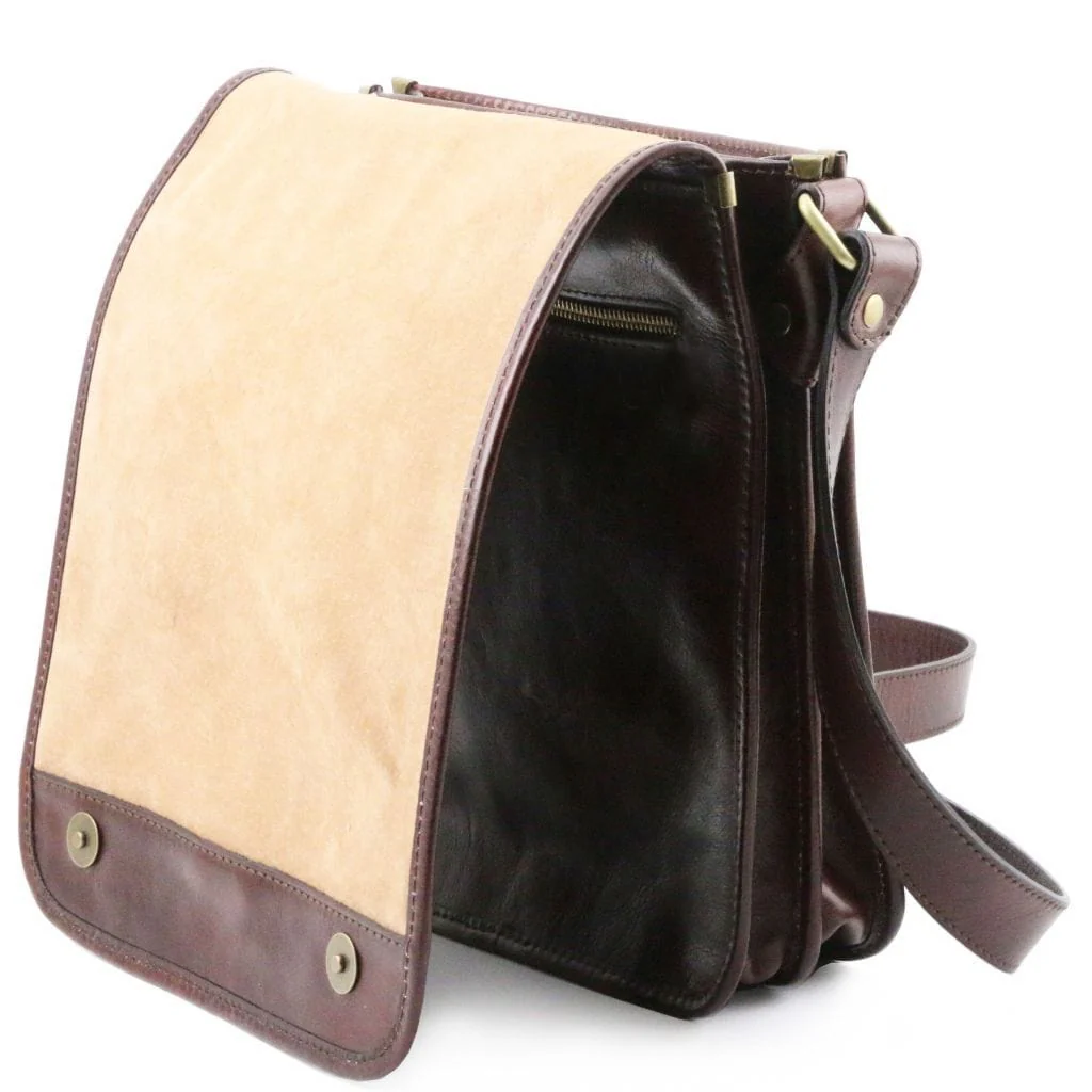 TL Messenger - Two compartment leather shoulder bag | TL141255 - Image 14