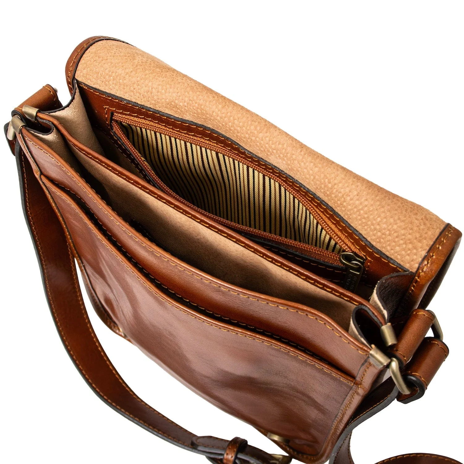 TL Messenger - Two compartment leather shoulder bag | TL141255 - Image 5