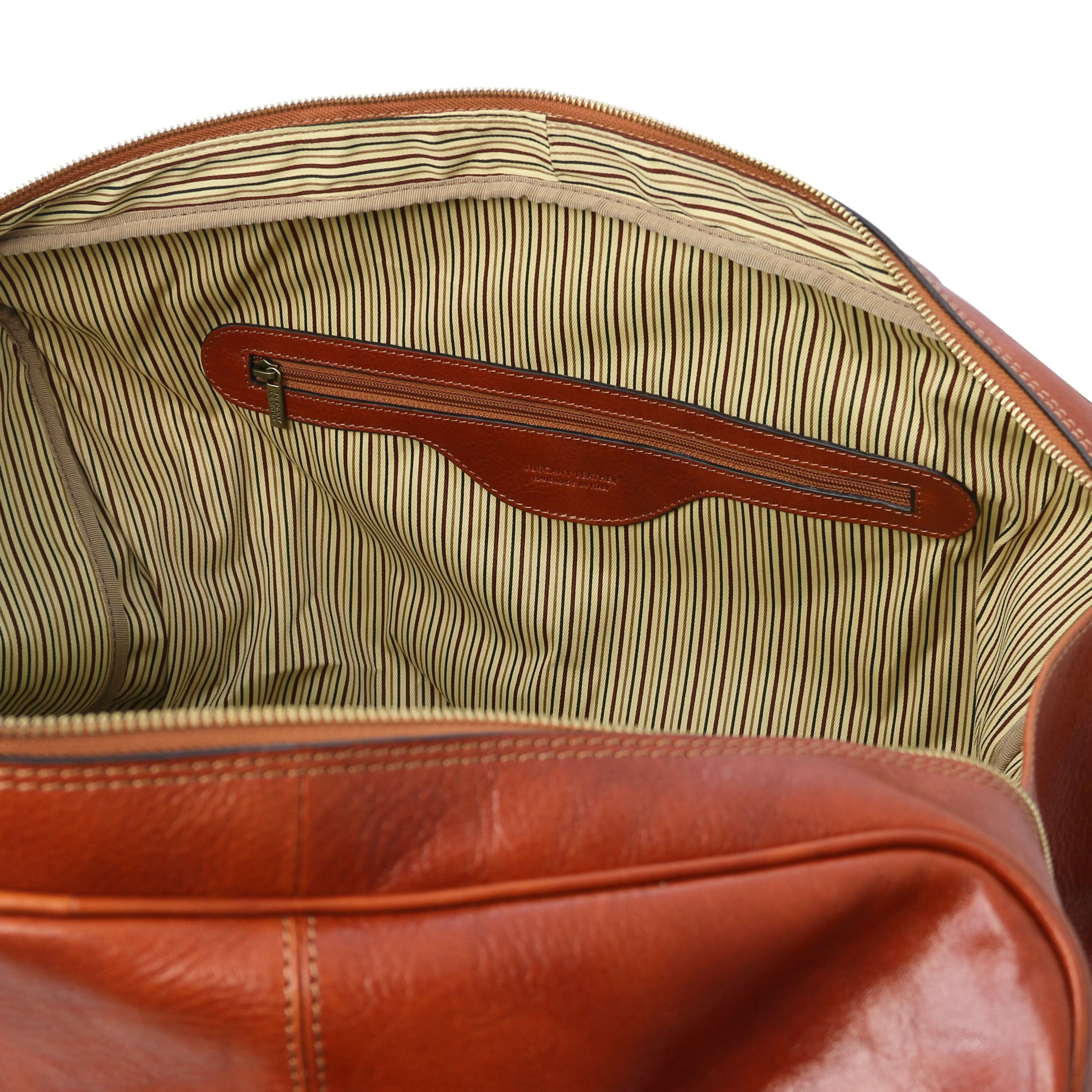 TL Voyager - Leather travel bag with front pocket | TL142140 - Image 9