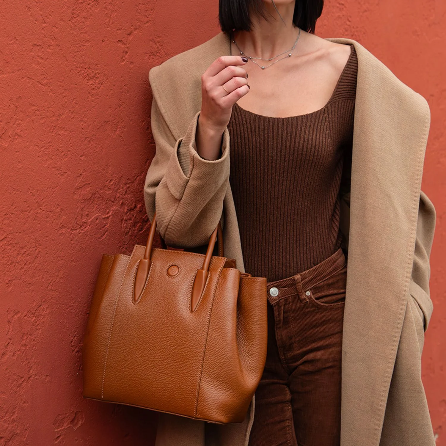 Tulipan - Italian leather handbag | TL141727 - Image 14