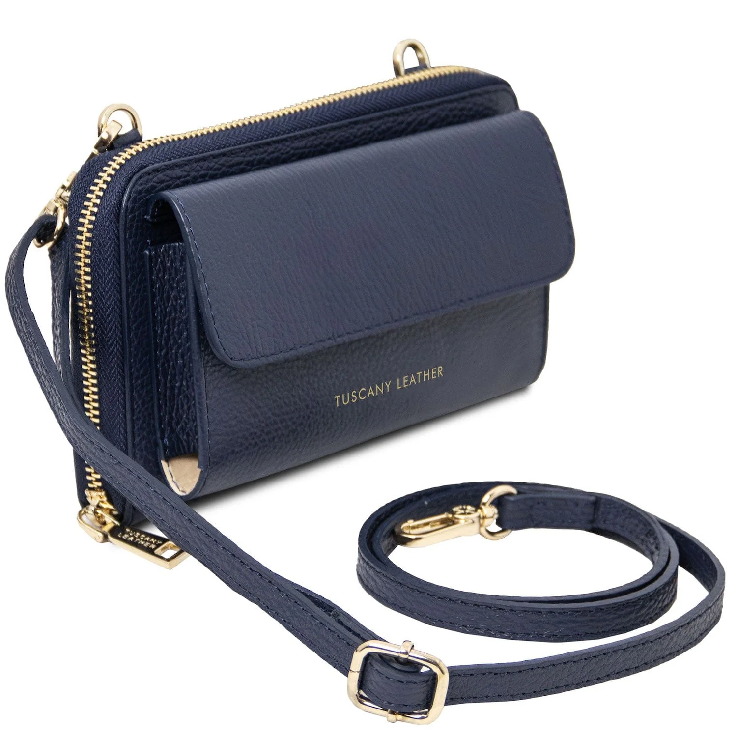 Urania - Leather phone wallet with strap | TL142433 - Image 15