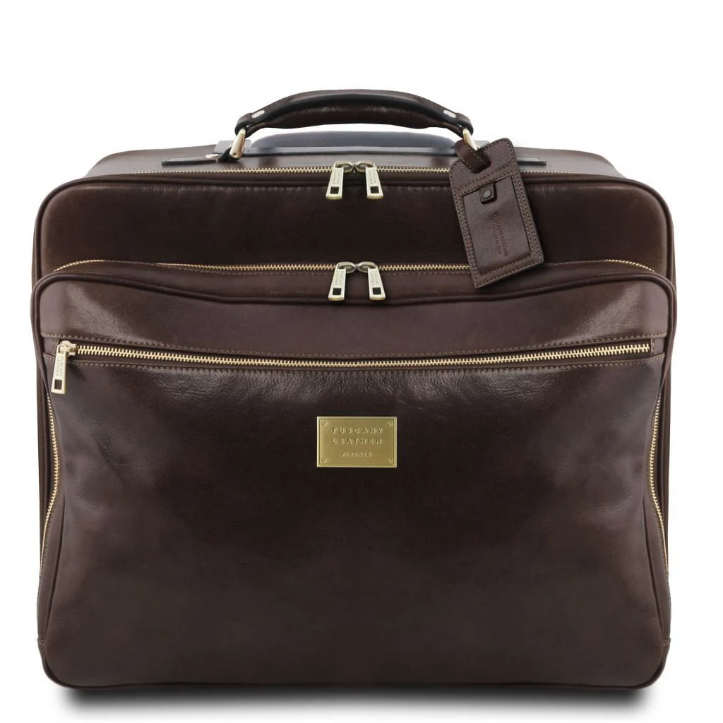 Varsavia - Leather pilot case with two wheels | TL141888 - Image 19