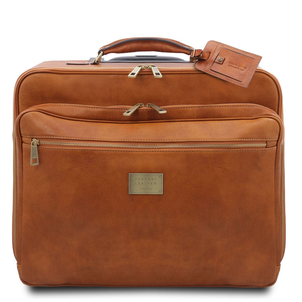 Varsavia - Leather pilot case with two wheels | TL141888 - Image 7