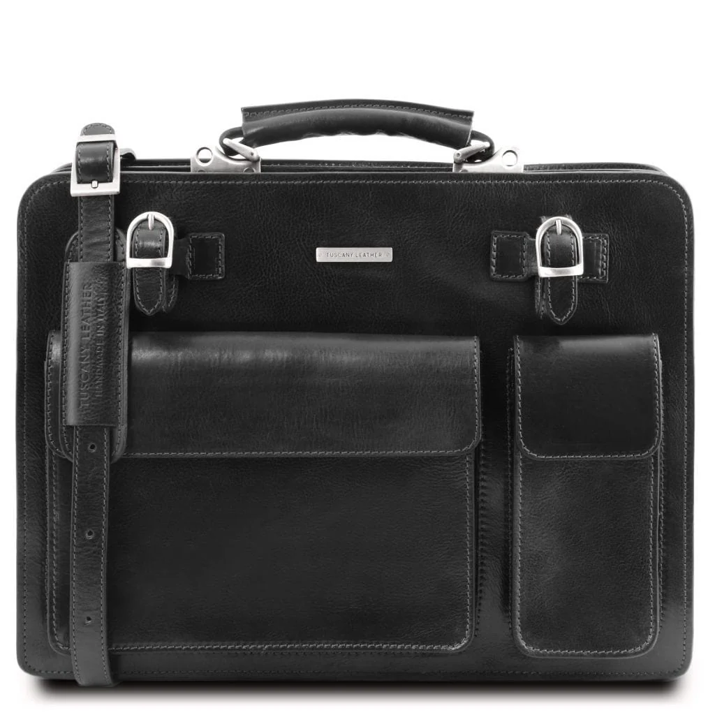 Venezia - 2 compartment leather briefcase | TL141268 - Image 18