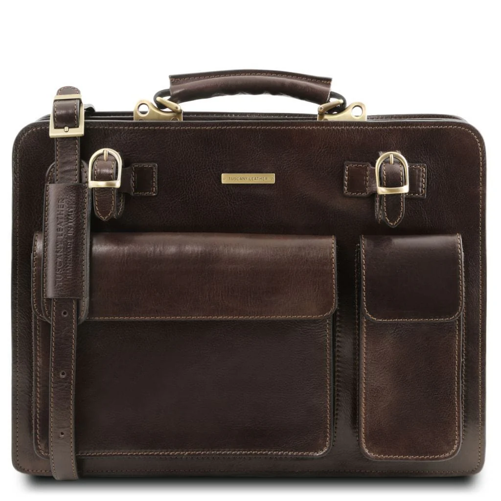 Venezia - 2 compartment leather briefcase | TL141268 - Image 22